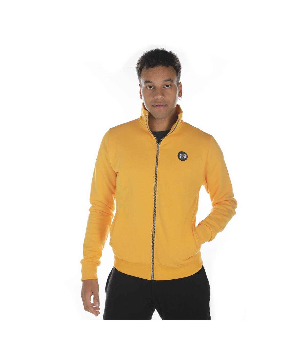 Lab84 FELPA FULL ZIP C/COLLO DRITTO E TASCHE Ultimi due giorni