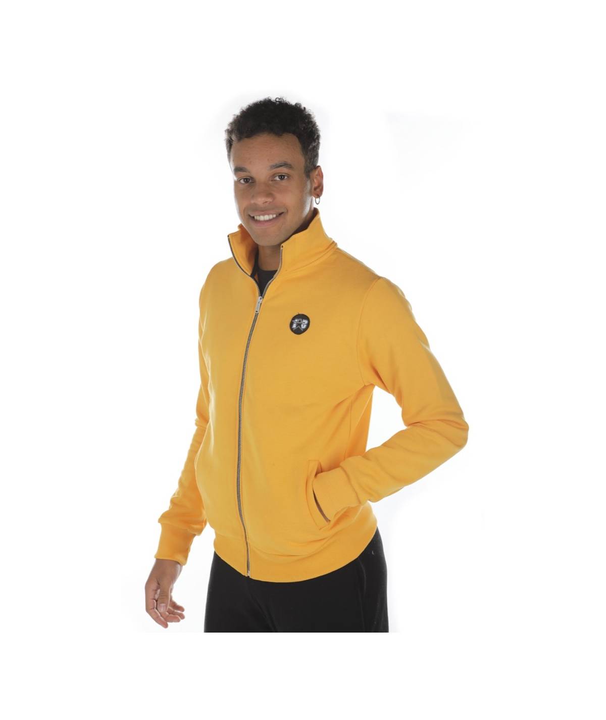 Lab84 FELPA FULL ZIP C/COLLO DRITTO E TASCHE Ultimi due giorni