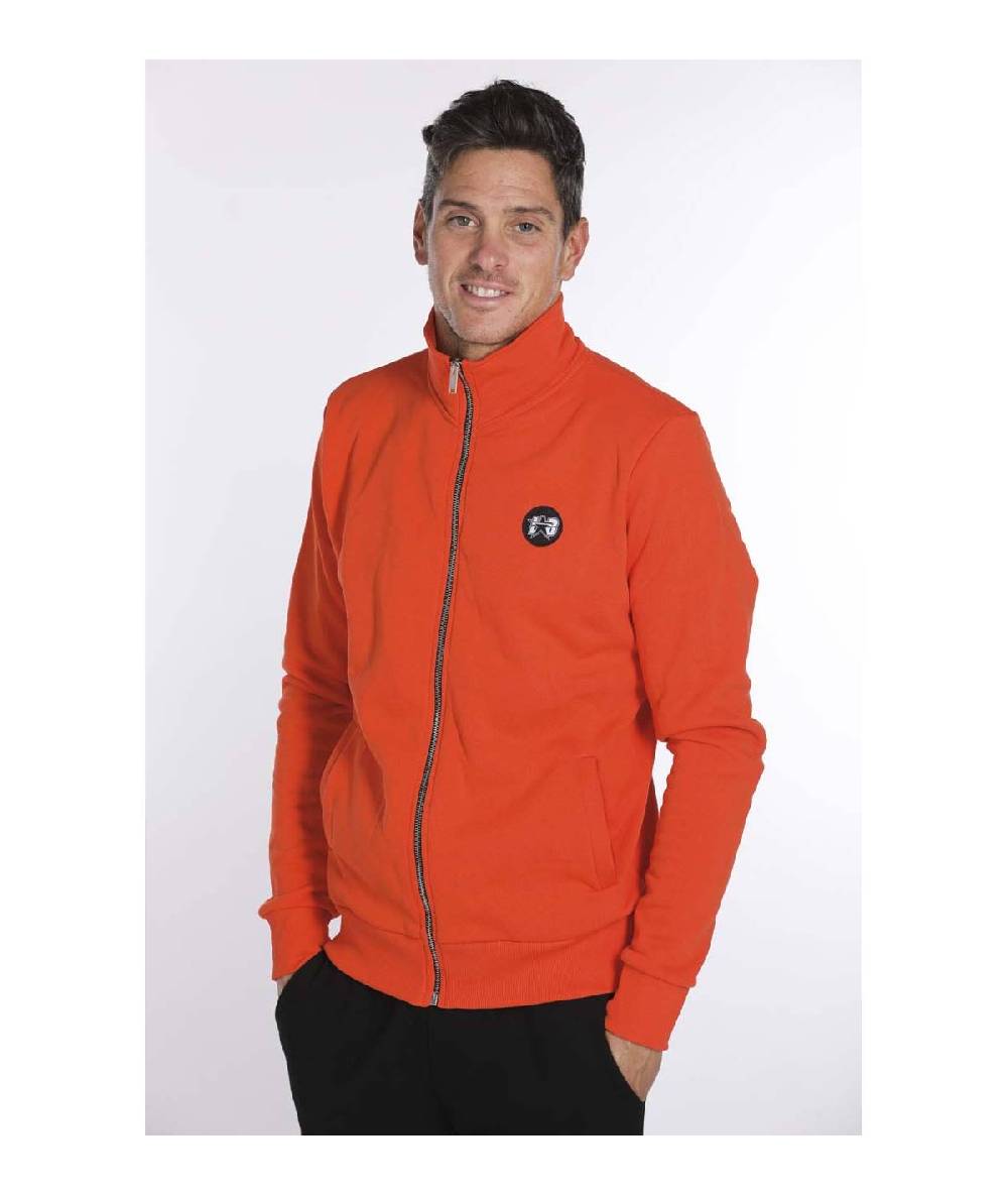 Lab84 FELPA FULL ZIP C/COLLO DRITTO E TASCHE Promozione temporanea
