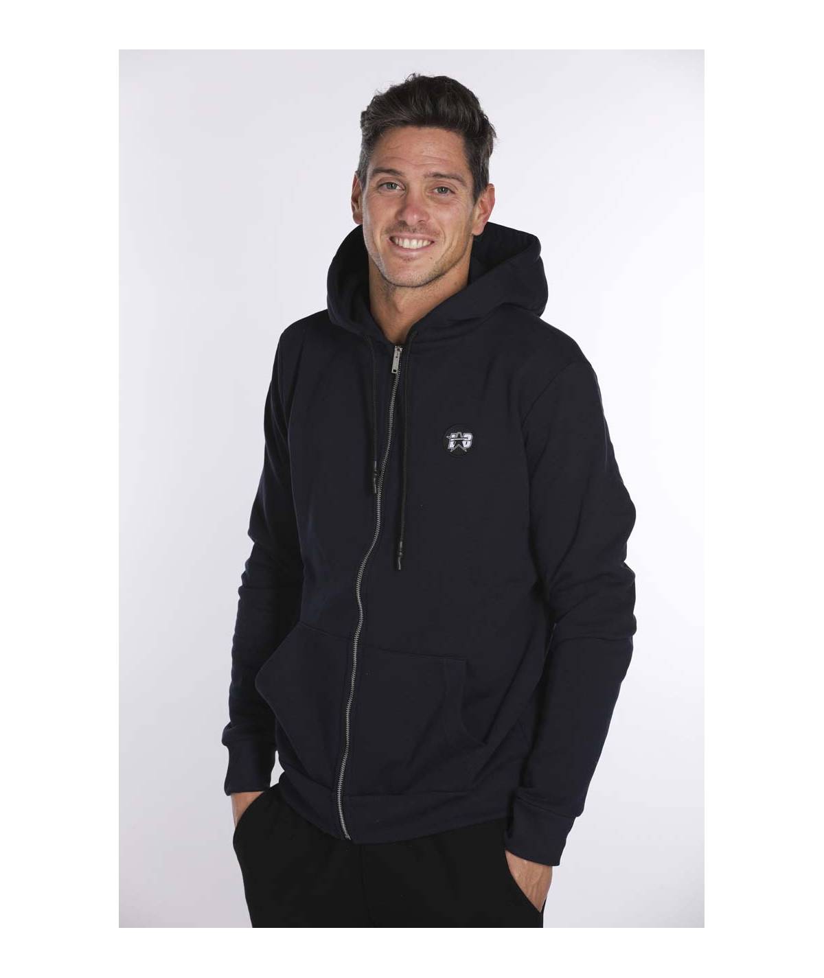 Lab84 FELPA FULL ZIP C/CAPP.+MARSUPIO Fino al 50% di sconto