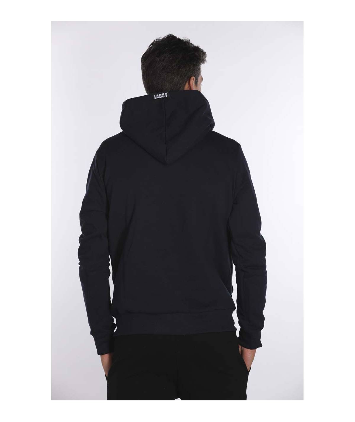 Lab84 FELPA FULL ZIP C/CAPP.+MARSUPIO Fino al 50% di sconto