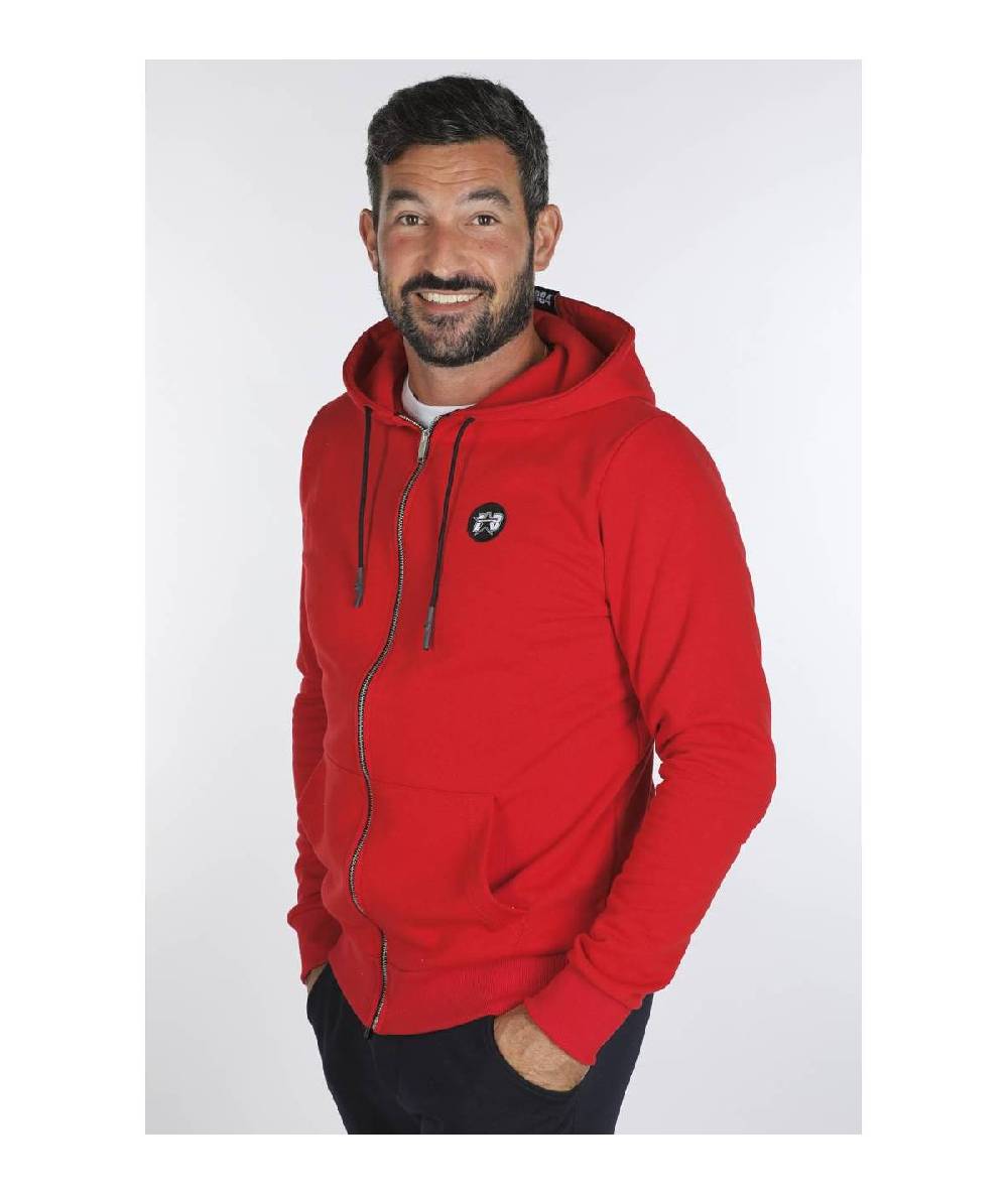 Lab84 FELPA FULL ZIP C/CAPP.+MARSUPIO Fino al 60% di sconto