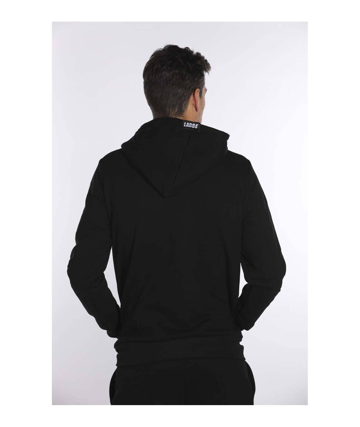 Lab84 FELPA FULL ZIP C/CAPP.+MARSUPIO Sostegno trimestrale