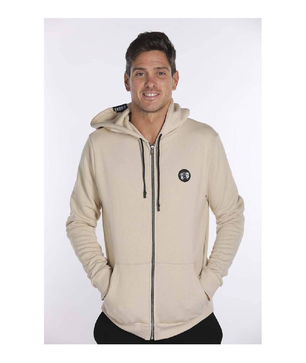 Lab84 FELPA FULL ZIP C/CAPP.+MARSUPIO