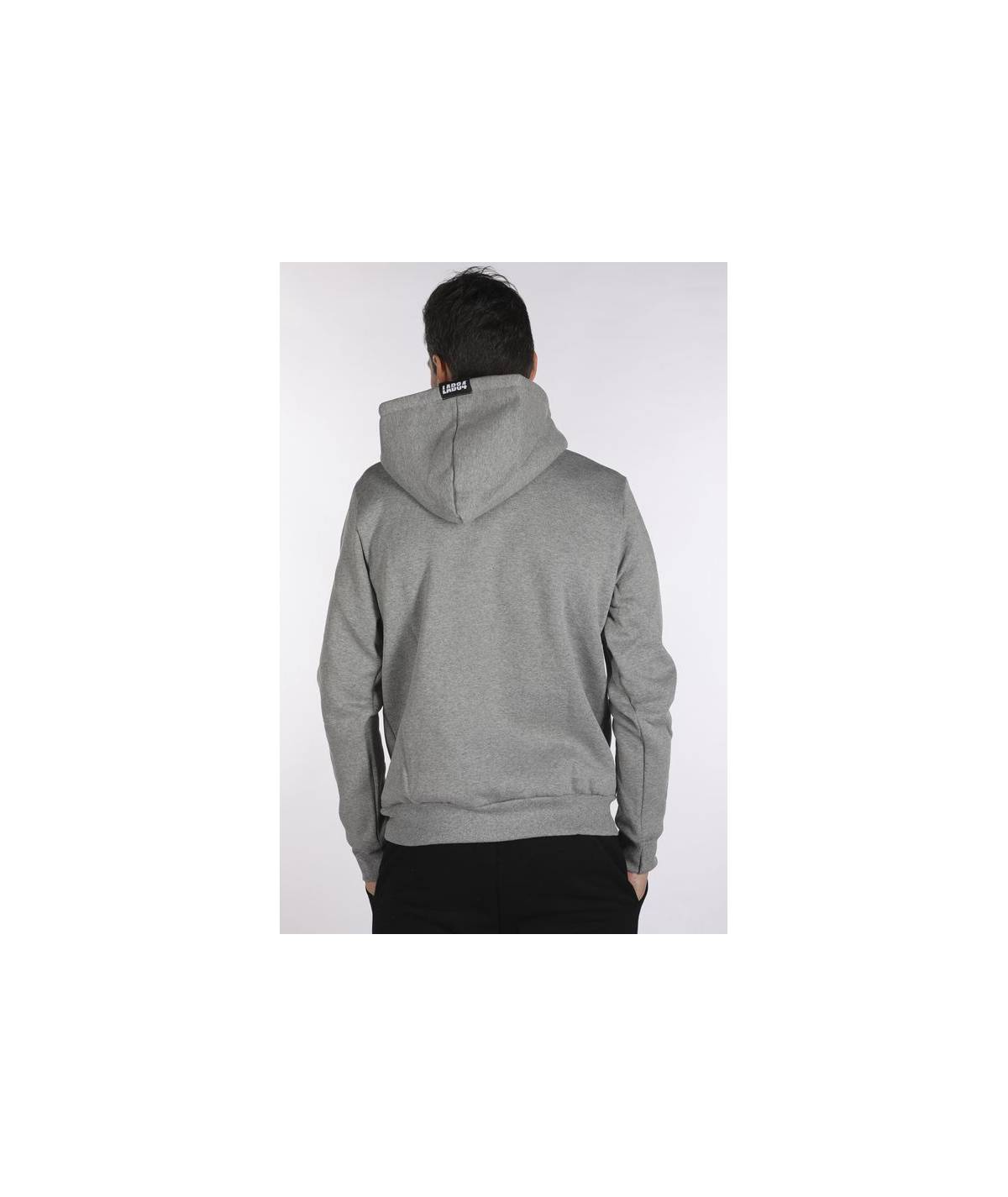 Lab84 FELPA FULL ZIP C/CAPP.+MARSUPIO Discount Store per i nuovi prodotti