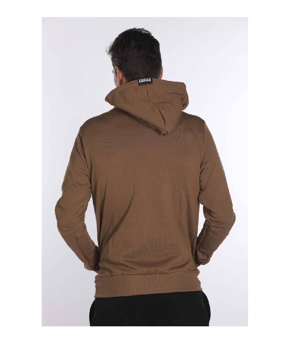 Lab84 FELPA FULL ZIP C/CAPP.+MARSUPIO Solo un giorno rimasto