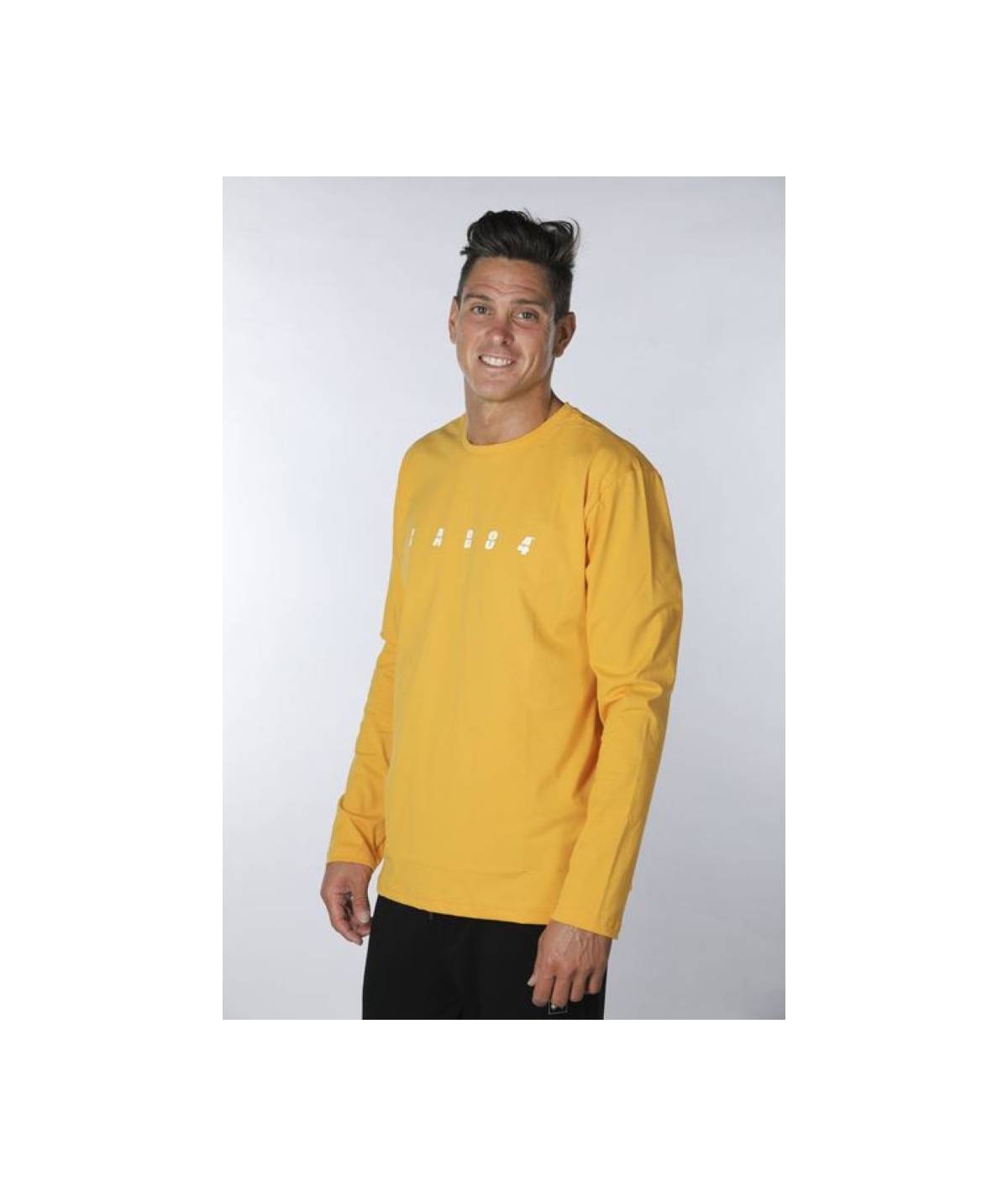 Lab84 T-SHIRT GIRO M/L LOGO MINIMAL Enormi sconti
