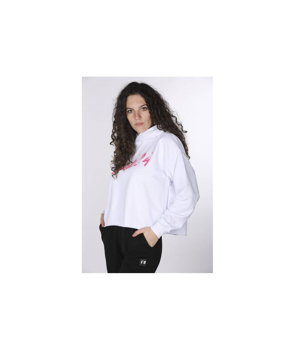 Lab84 CROP TOP CAPPUCCIO Pezzi Unici