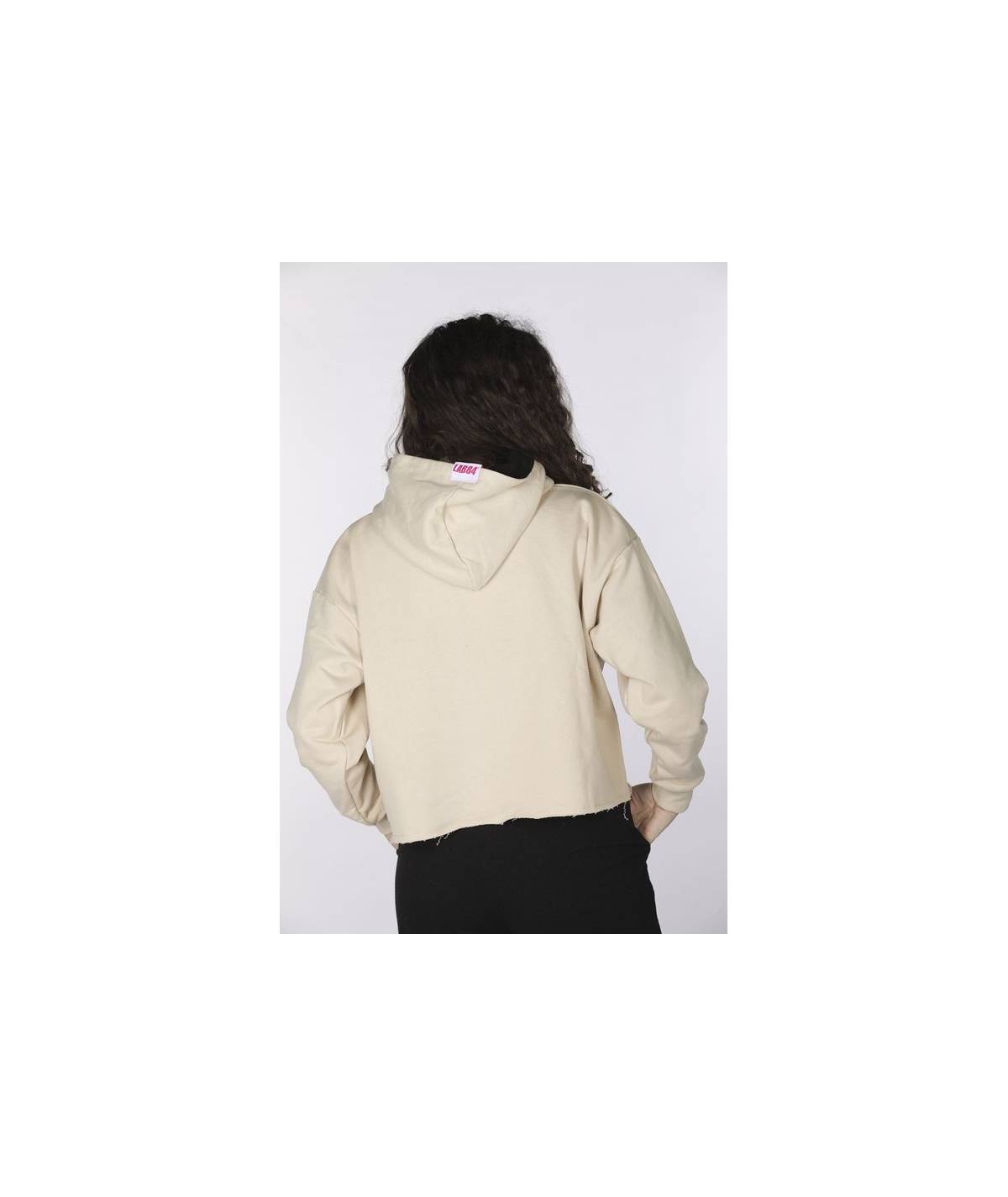 Lab84 CROP TOP CAPPUCCIO Negozi Online