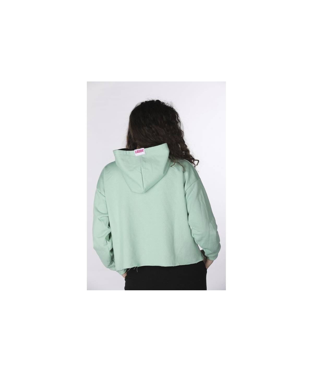 Lab84 CROP TOP CAPPUCCIO Acquista Ora