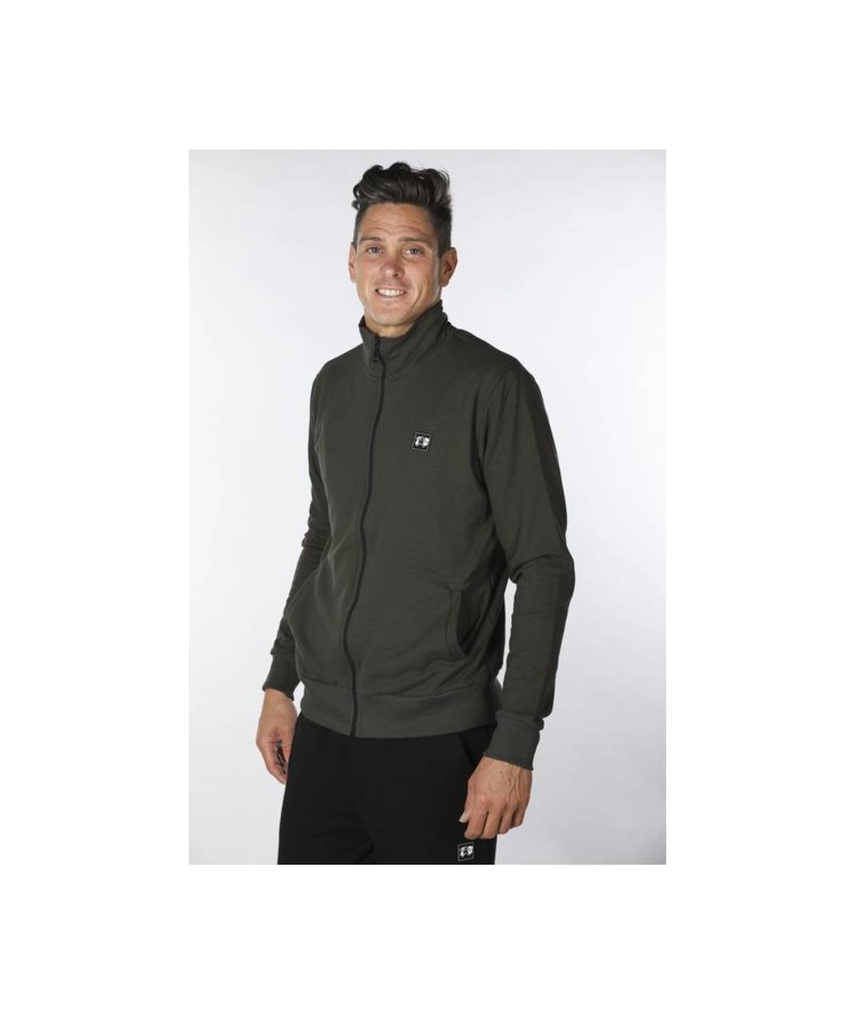 Lab84 FELPA ZIP COLLO DRITTO Vendita calda