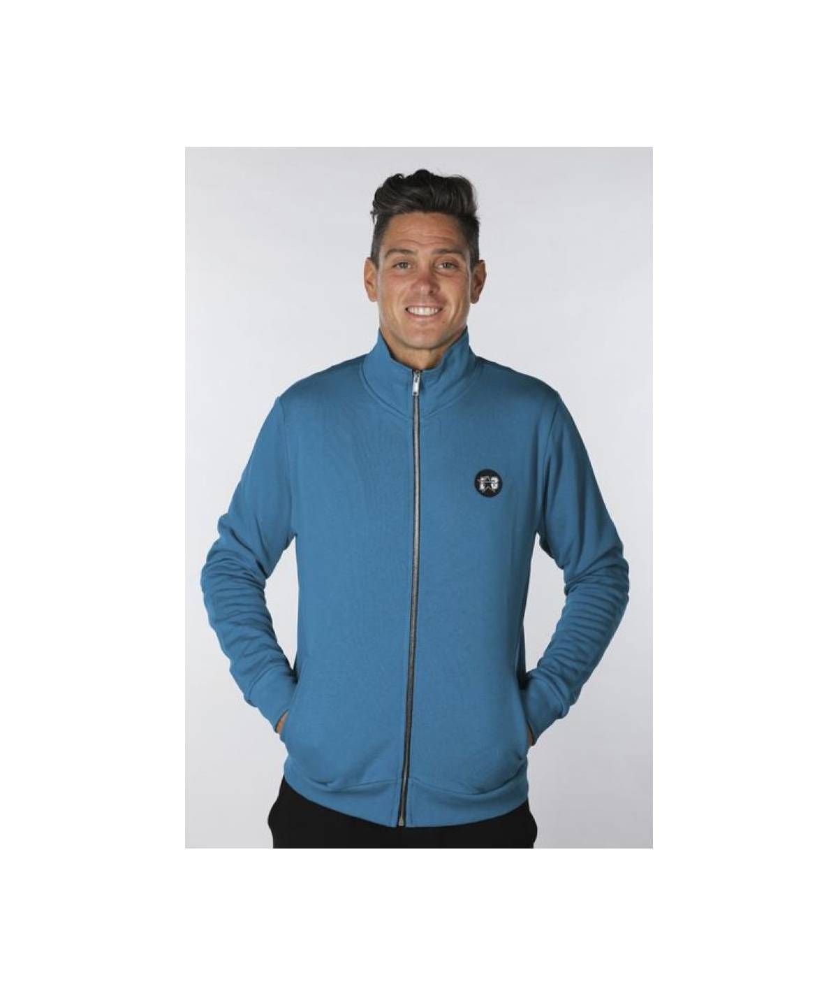 Lab84 FELPA ZIP COLLO DRITTO Liquidazione