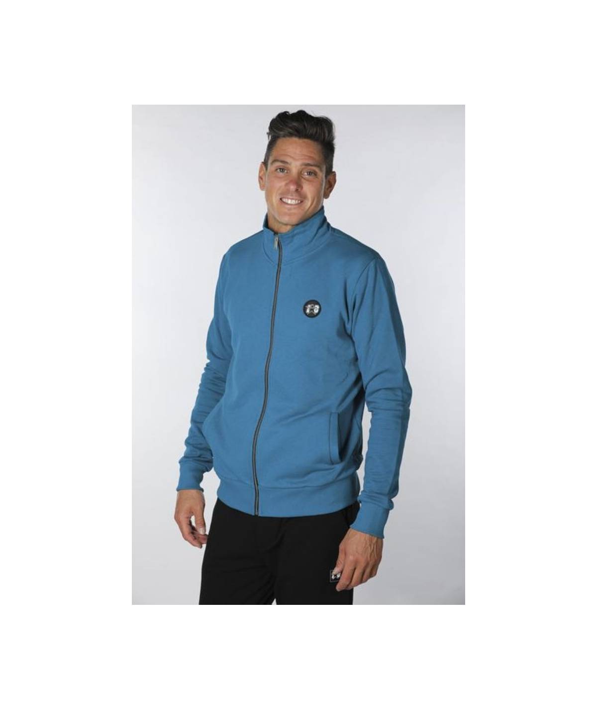 Lab84 FELPA ZIP COLLO DRITTO Liquidazione