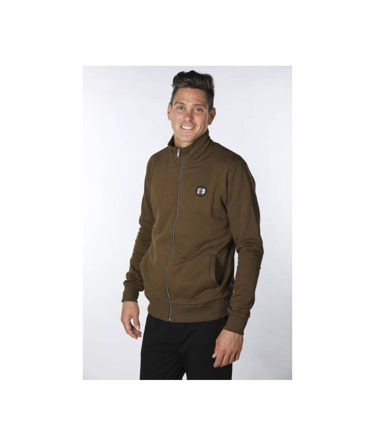Lab84 FELPA ZIP COLLO DRITTO Sconti VIP
