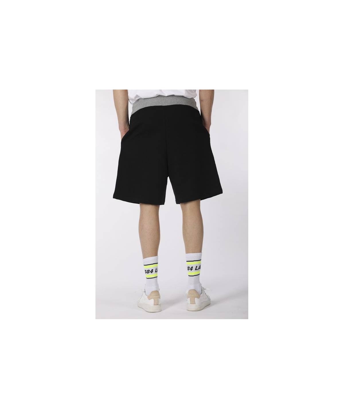 Lab84 SHORT FELPA BICOLOR Ritorno libero