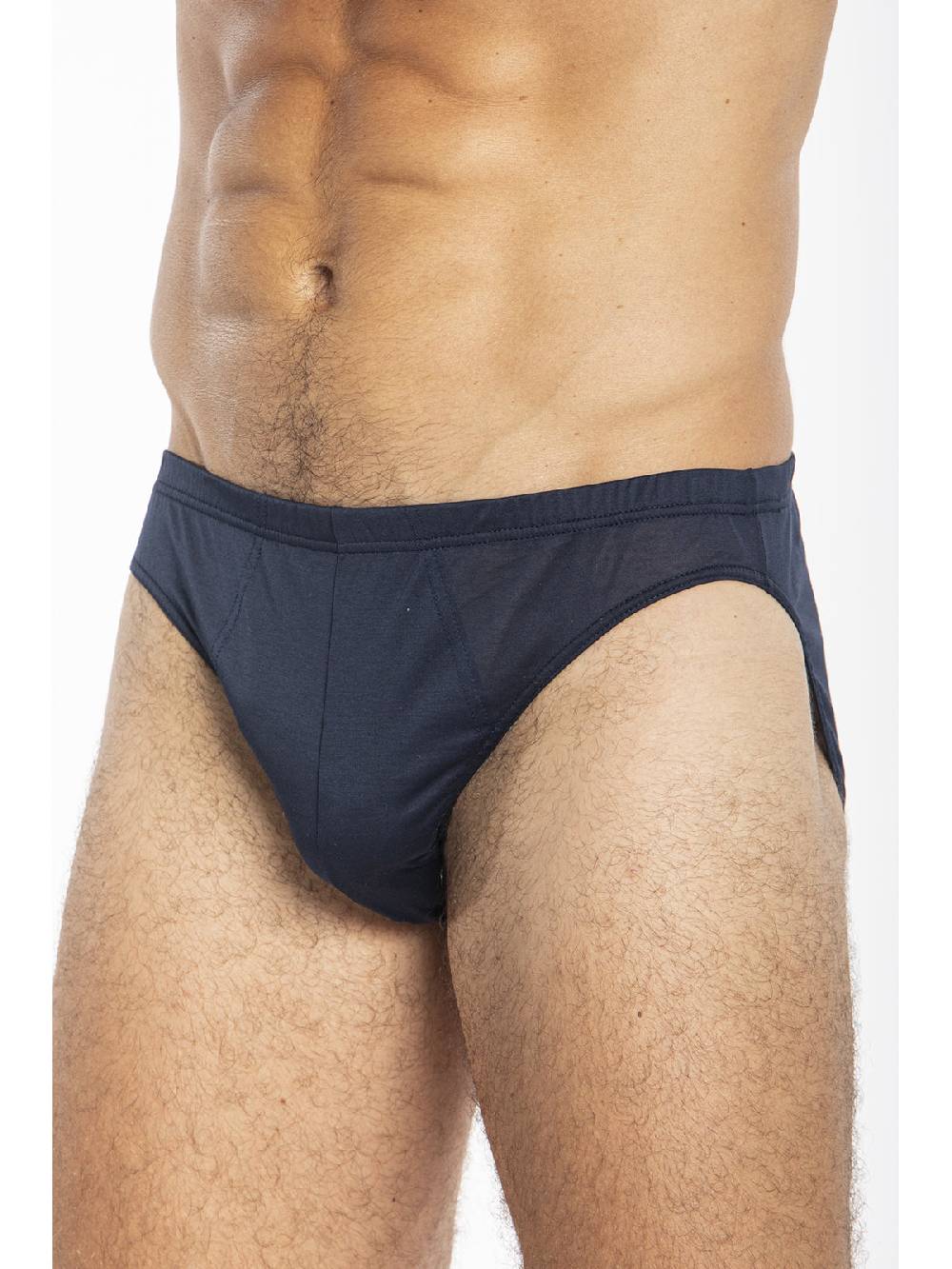 Julipet Slip blu in jersey di puro cotone mercerizzato e gasato Economico