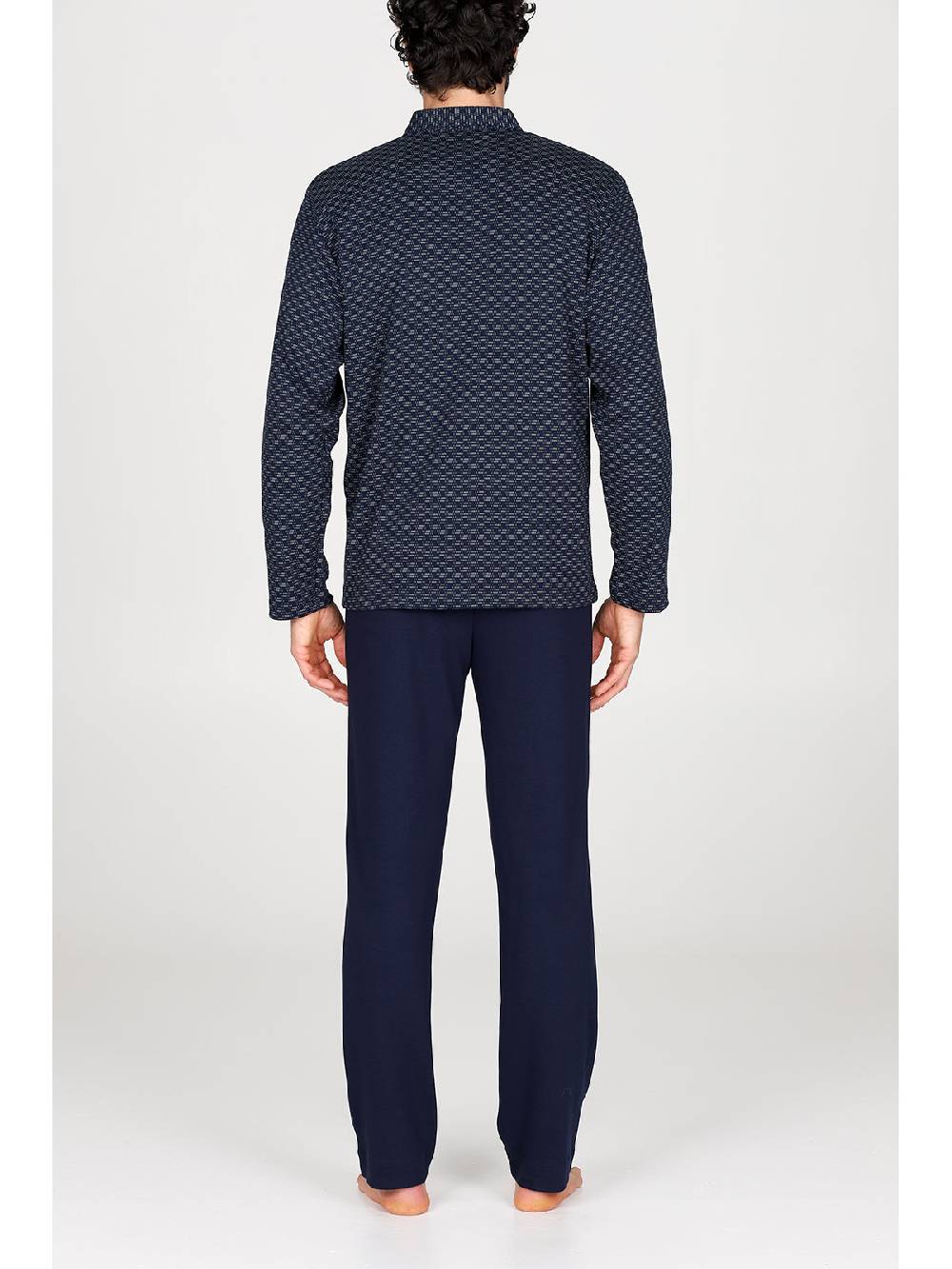 Julipet Pigiama cardigan in caldo interlock di puro cotone Negozi Online