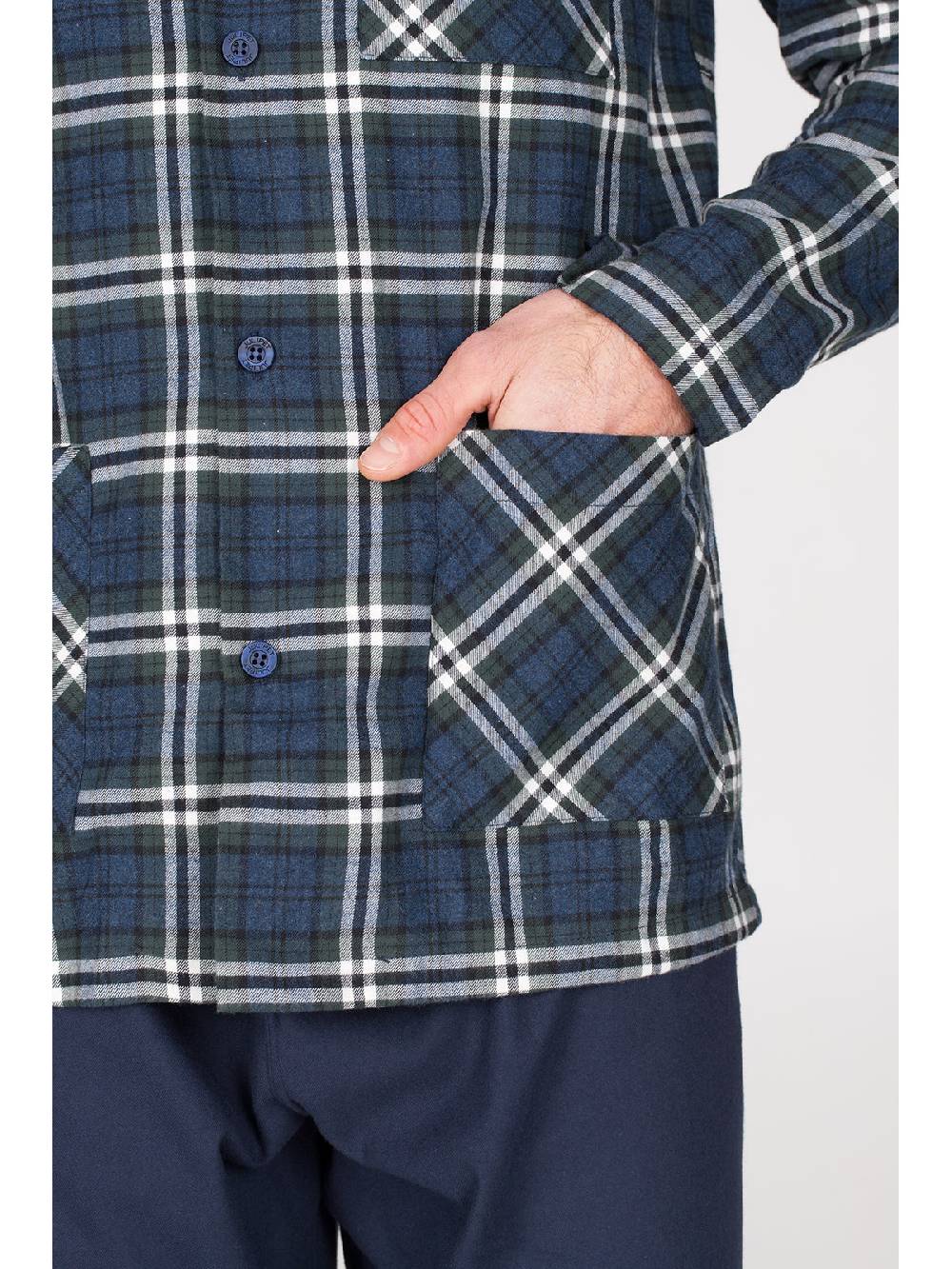 Julipet Pigiama cardigan in calda flanella di puro cotone Affare Del Giorno