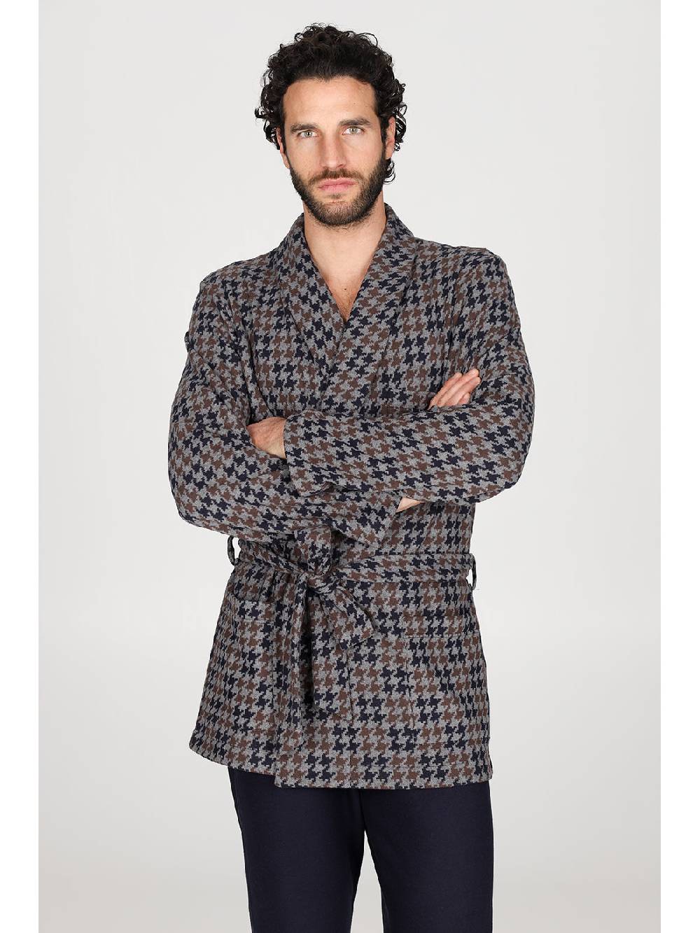 Julipet Giacca da camera in confortevole jacquard di cotone Fino Al -60%