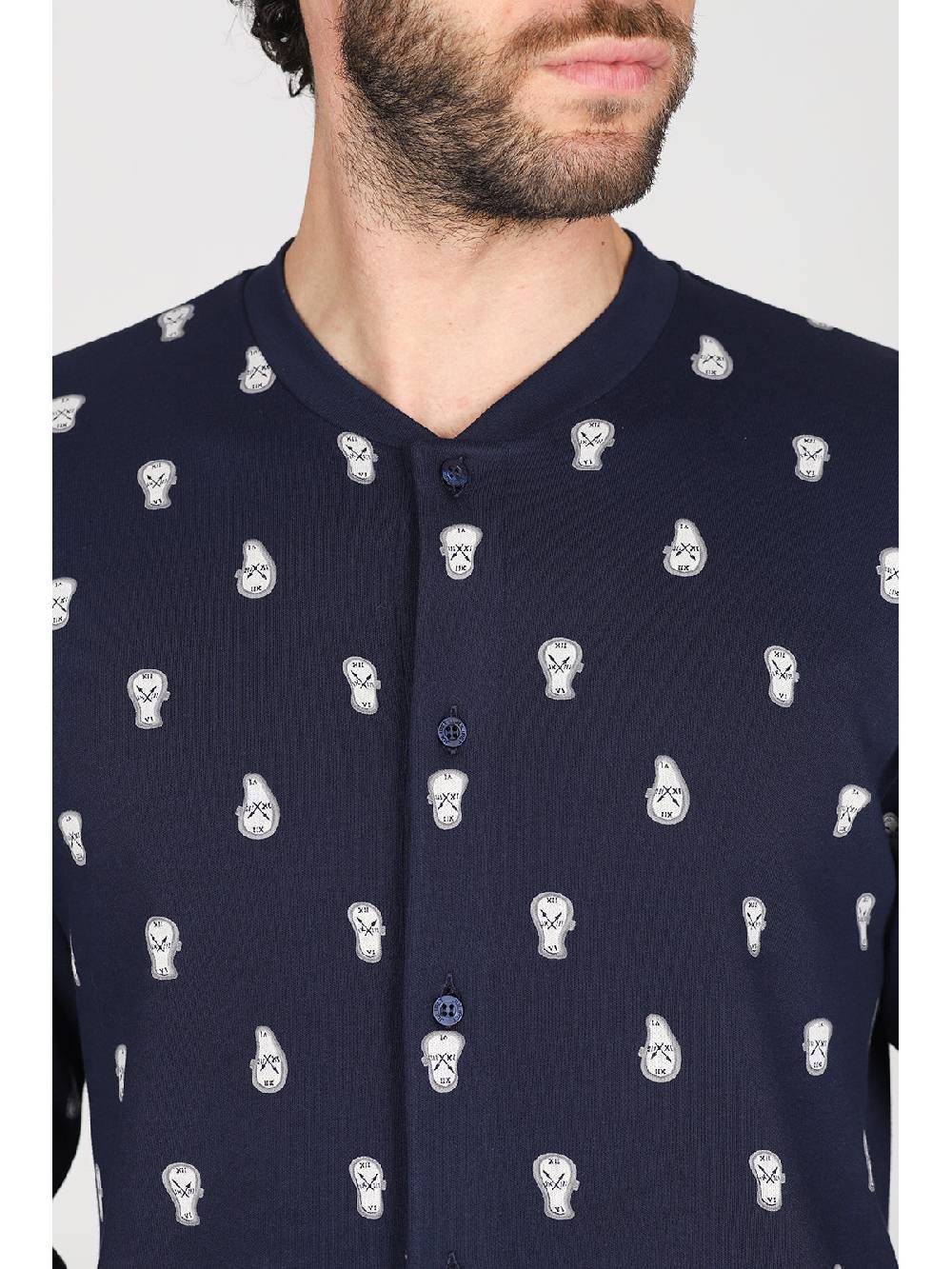Julipet Camicia da notte Artist Edition, in caldo interlock di puro cotone Shopping Online