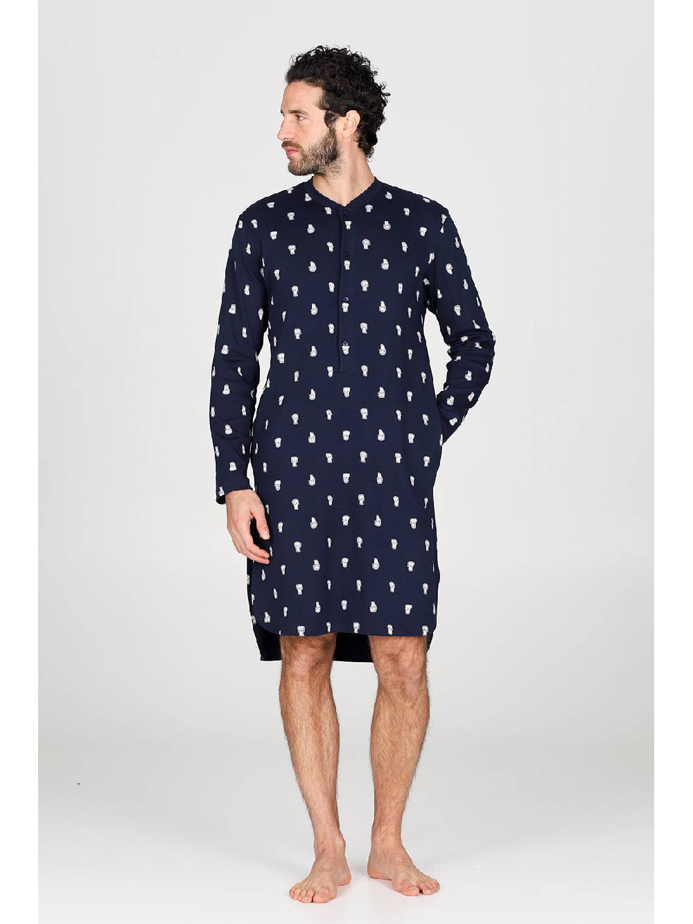 Julipet Camicia da notte Artist Edition, in caldo interlock di puro cotone Shopping Online