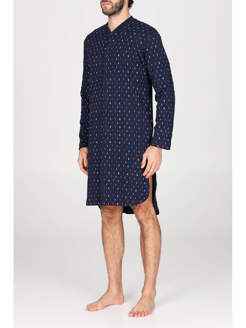 Julipet Camicia da notte in caldo interlock di puro cotone Prezzo Ridotto