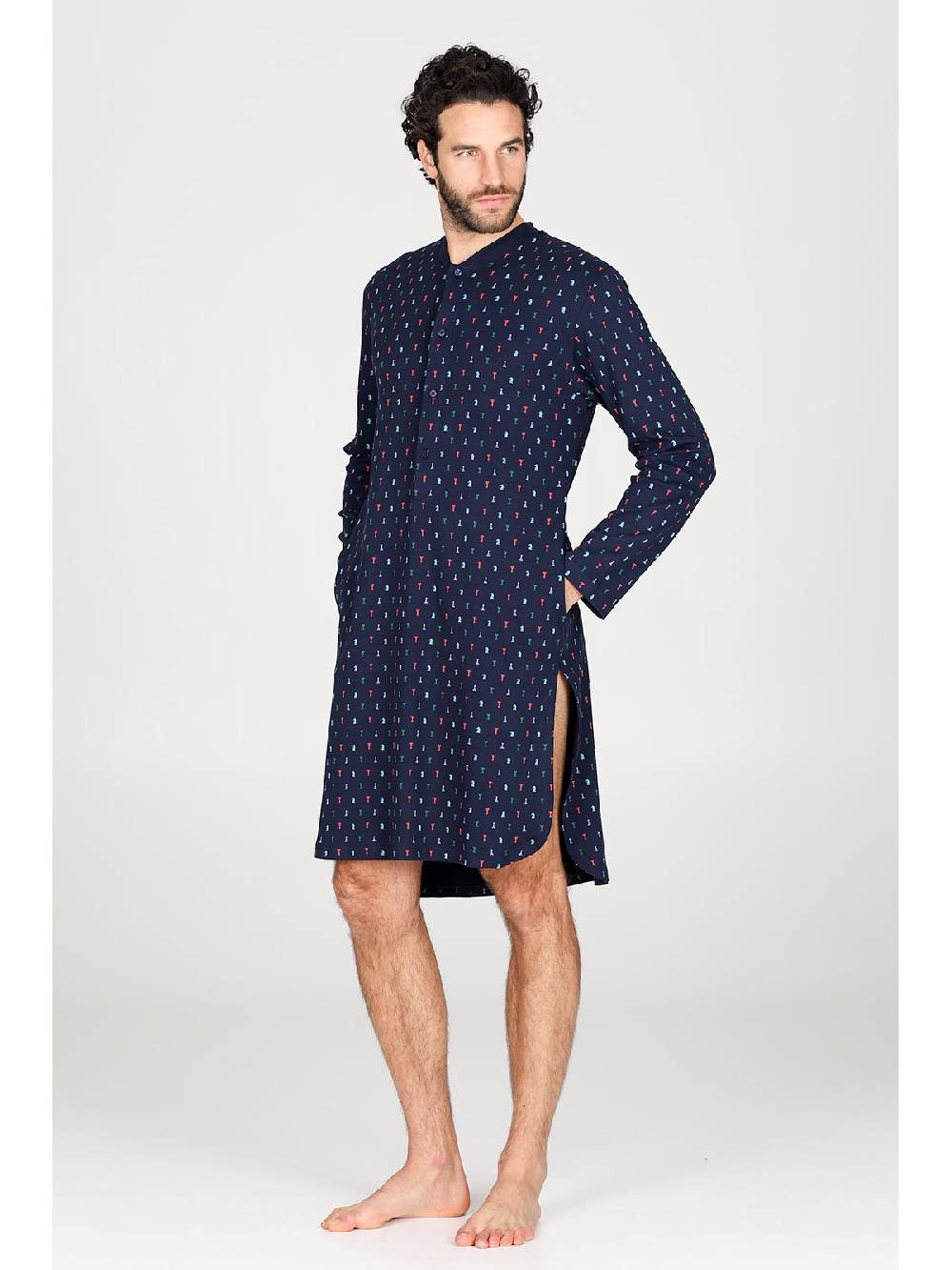 Julipet Camicia da notte in caldo interlock di puro cotone Prezzo Ridotto