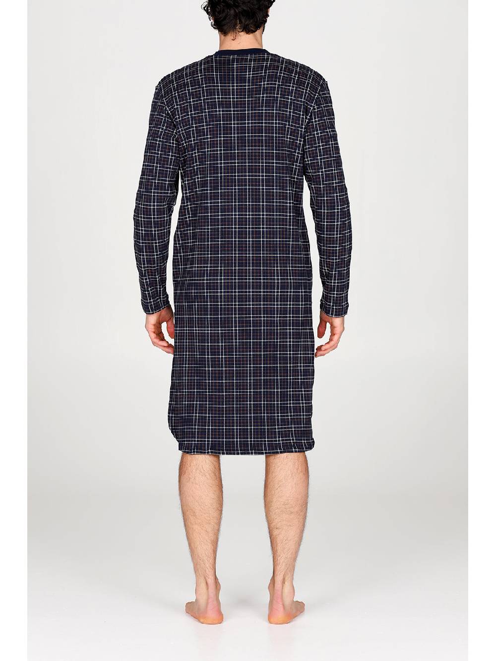 Julipet Camicia da notte in caldo interlock di puro cotone Sottocosto
