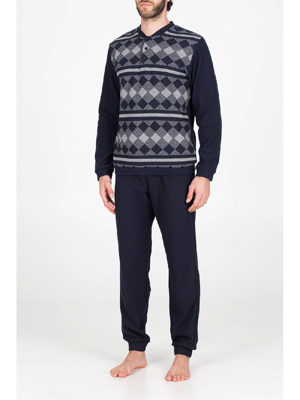 Julipet Pigiama in caldo jacquard di cotone Online