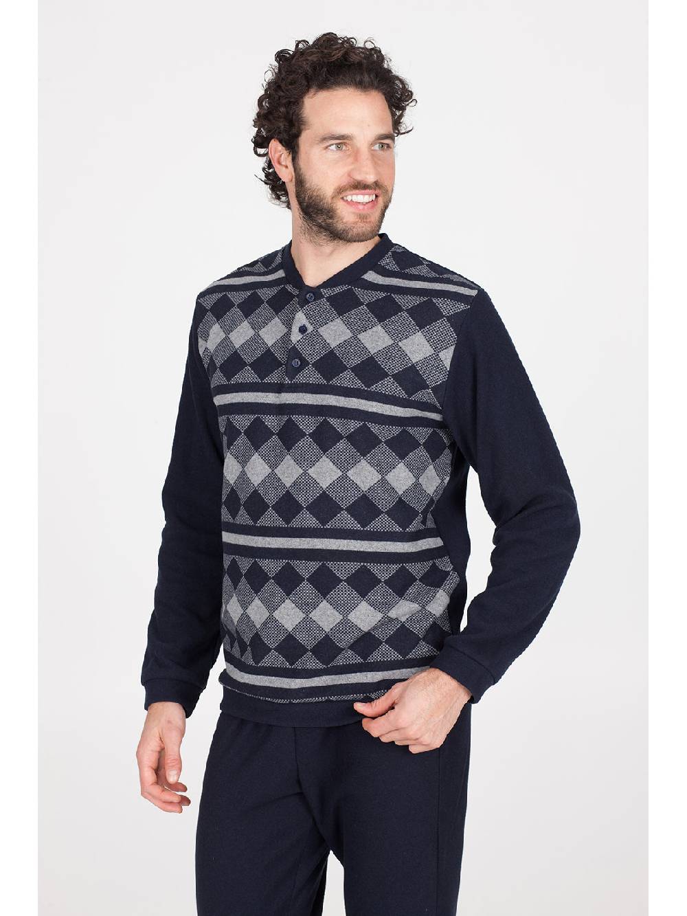 Julipet Pigiama in caldo jacquard di cotone Online