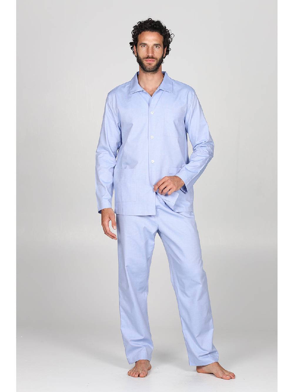 Julipet Pigiama cardigan in pregiato popeline, vestibilità impeccabile Qualità Garantita
