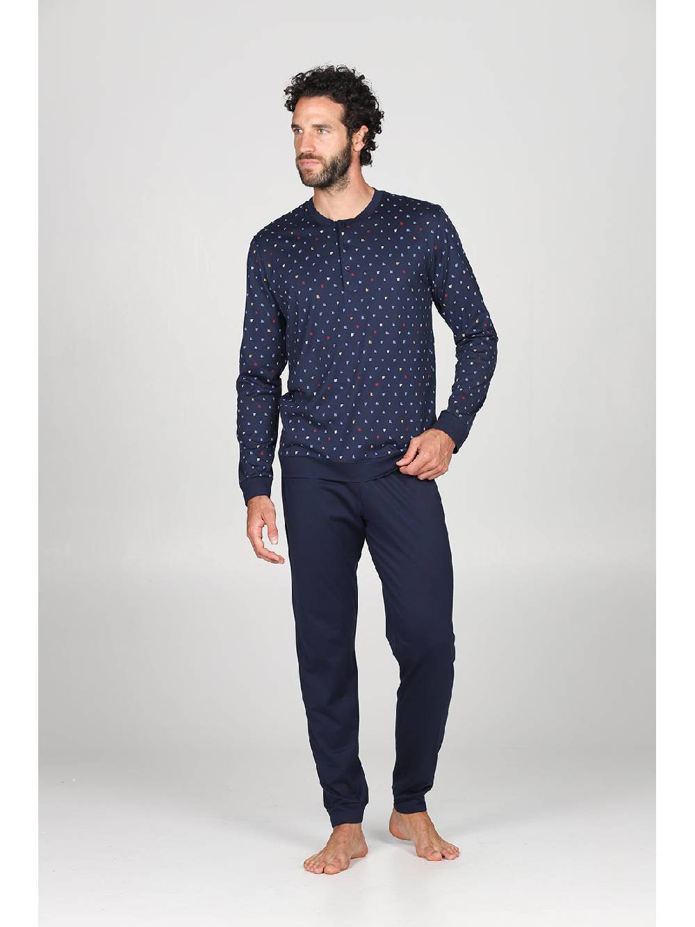 Julipet Pigiama in fantasia in leggerissimo jersey di puro cotone con disegno "barche" Offerte