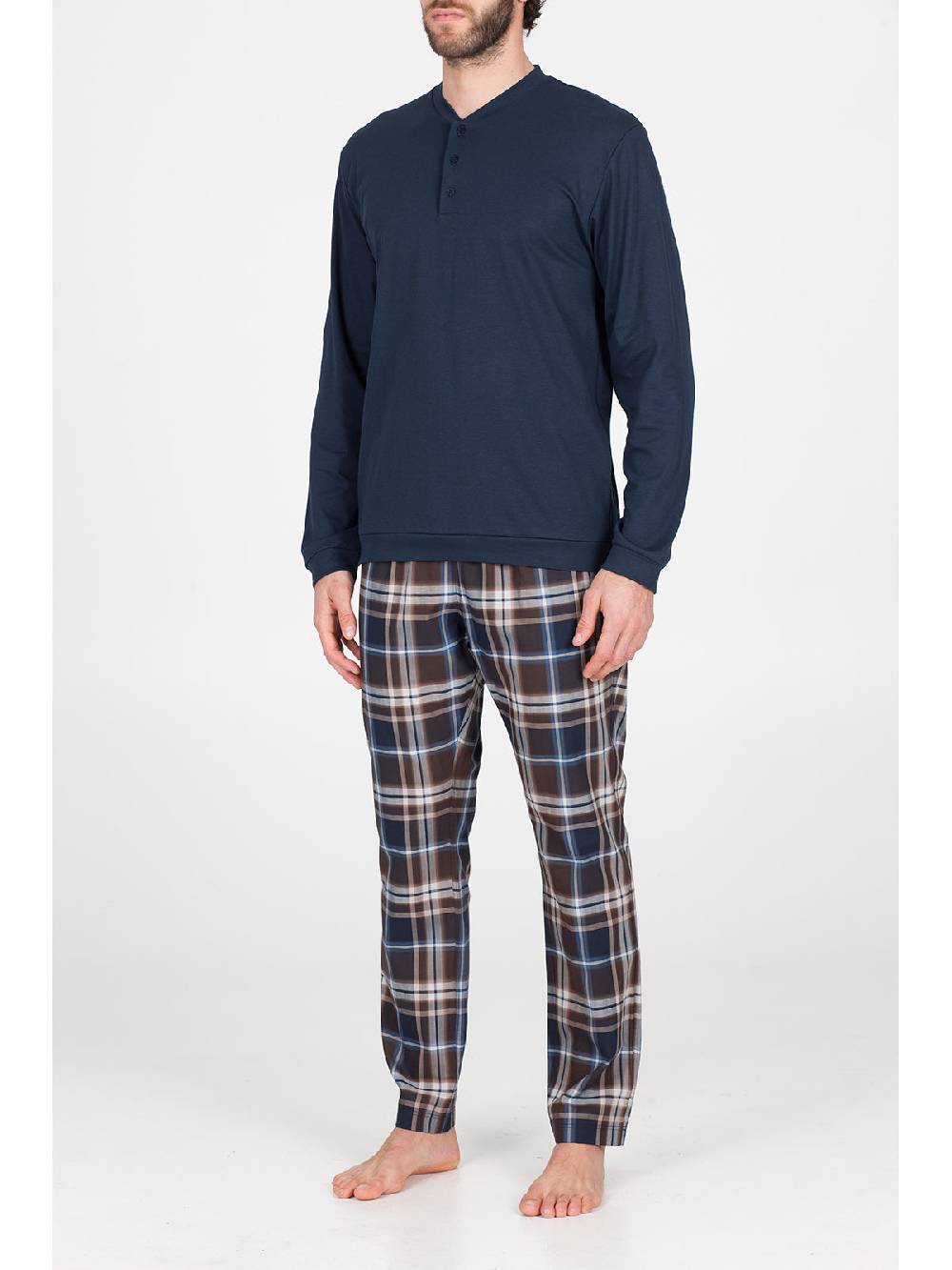 Julipet Pigiama uomo in morbido twill di puro cotone 2025