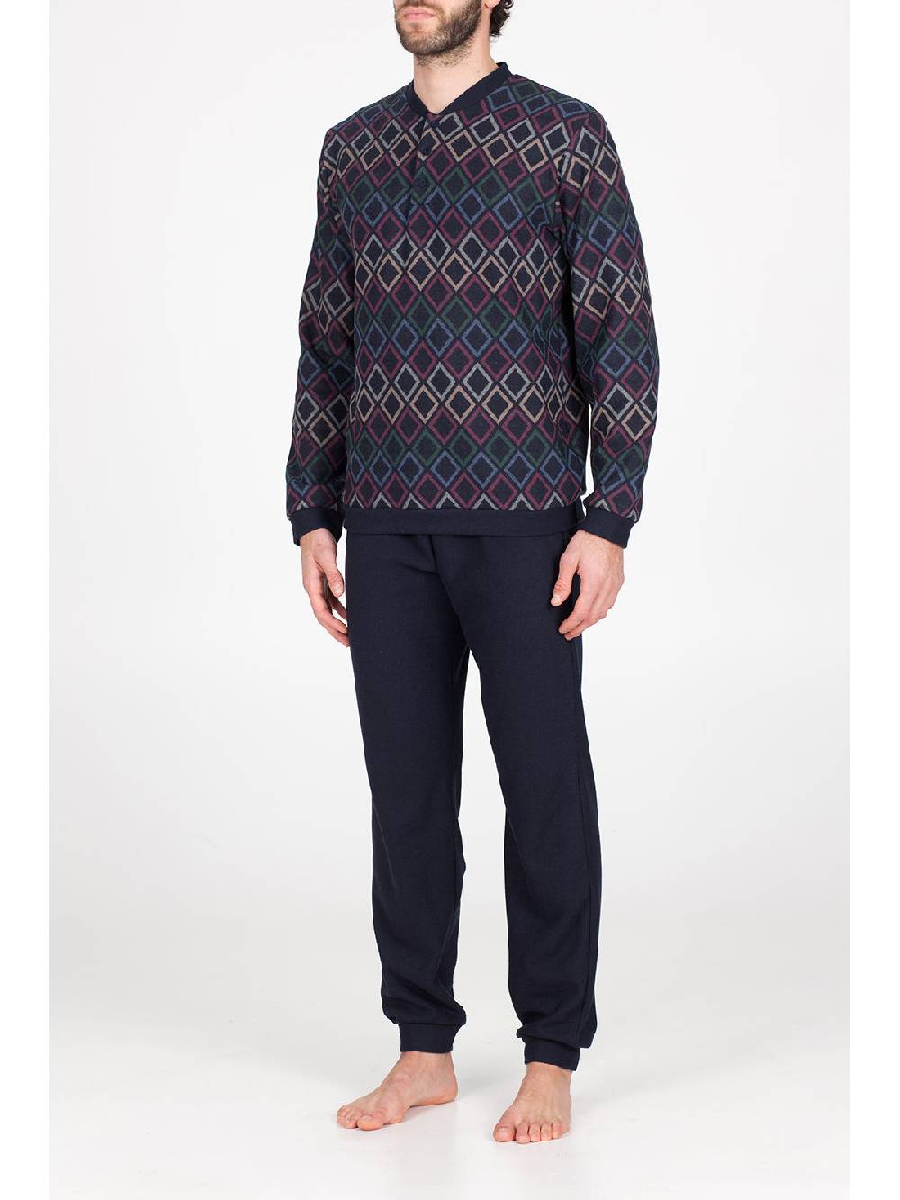 Julipet Pigiama in caldo jacquard di cotone Shopping Online