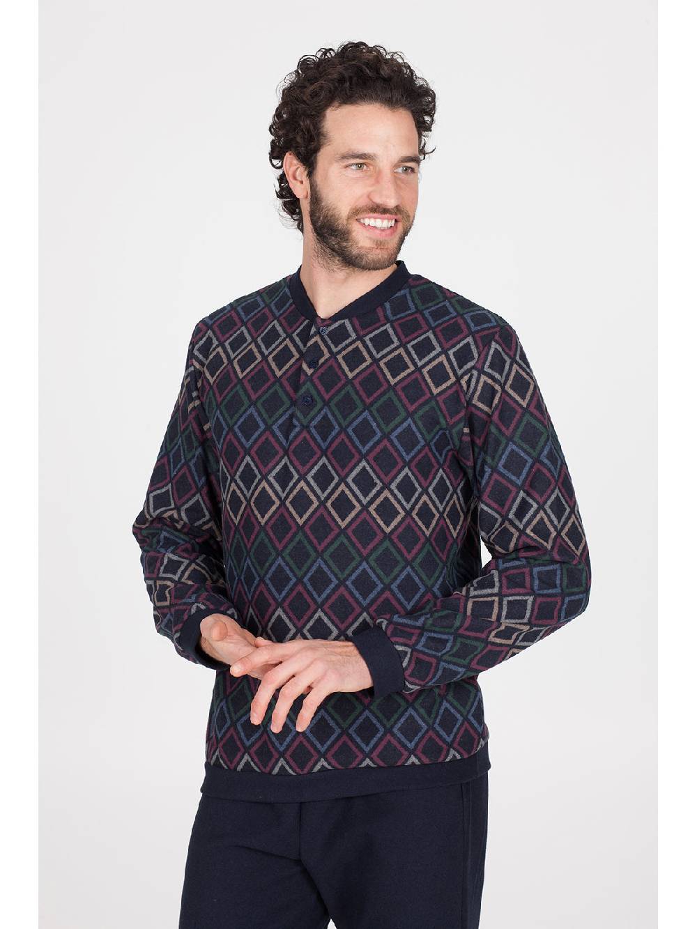Julipet Pigiama in caldo jacquard di cotone Shopping Online