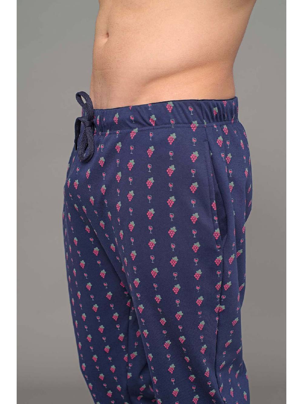 Julipet Pigiama girocollo linea winewear in interlock di puro cotone Offerta per la Festa della Mamma