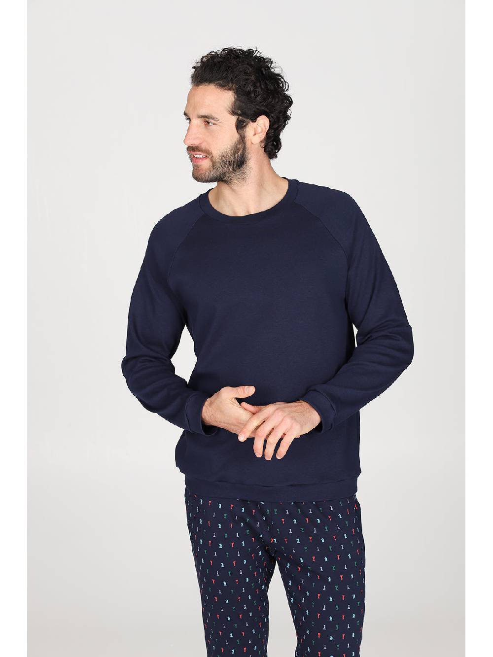 Julipet Pigiama con coulisse in caldo interlock di puro cotone Pezzi Unici