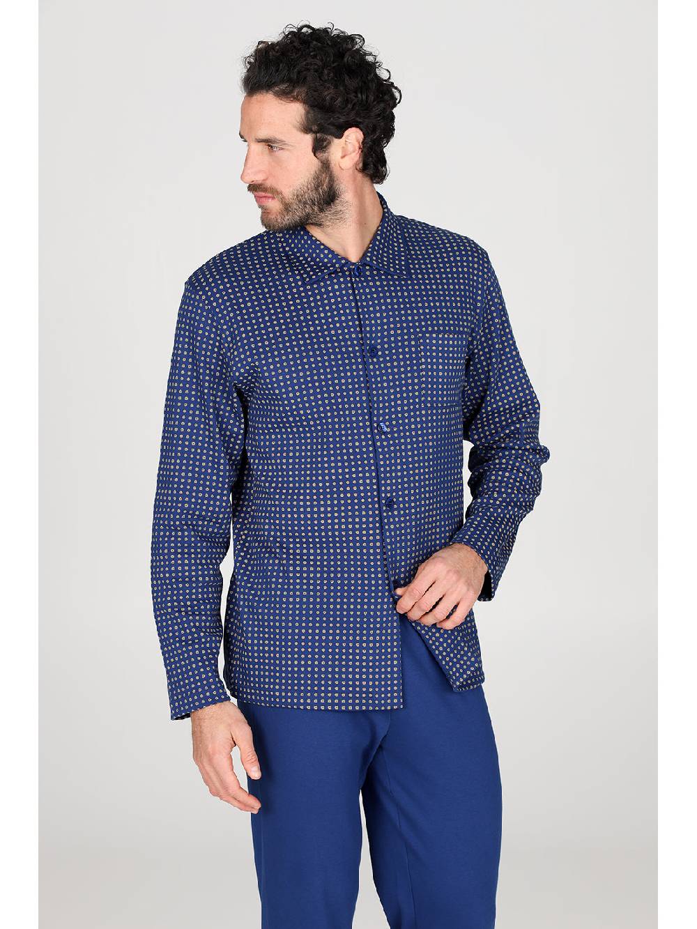 Julipet Pigiama cardigan in caldo interlock di puro cotone Comprane uno, ottenene uno gratis