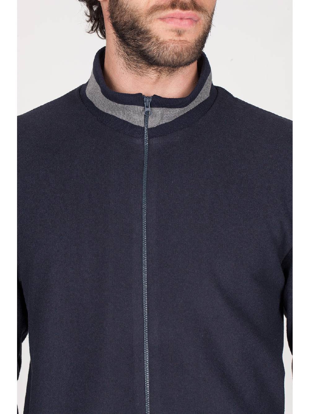 Julipet Tuta con zip in confortevole jacquard punto Milano Sconto