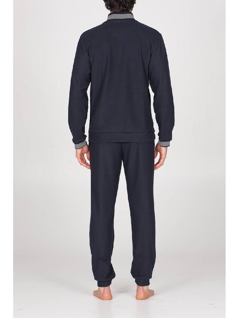 Julipet Tuta con zip in confortevole jacquard punto Milano Sconto