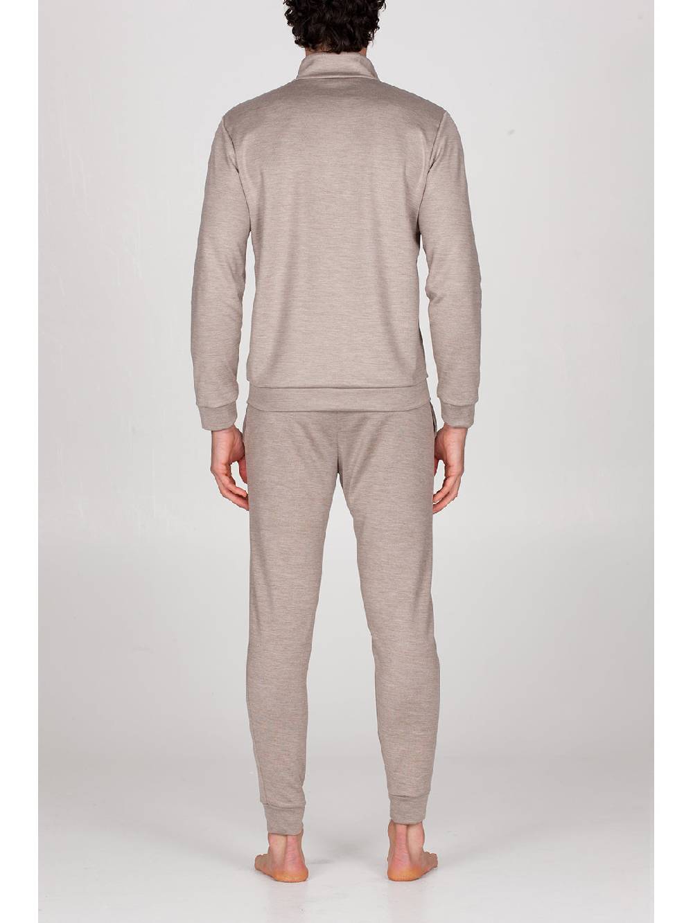 Julipet Pigiama con zip in double jersey seta e cotone Online