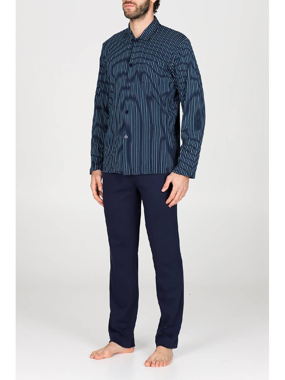 Julipet Pigiama cardigan in caldo interlock di puro cotone Outlet