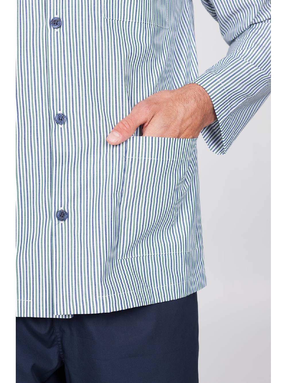 Julipet Pigiama cardigan in pregiato popeline 2025