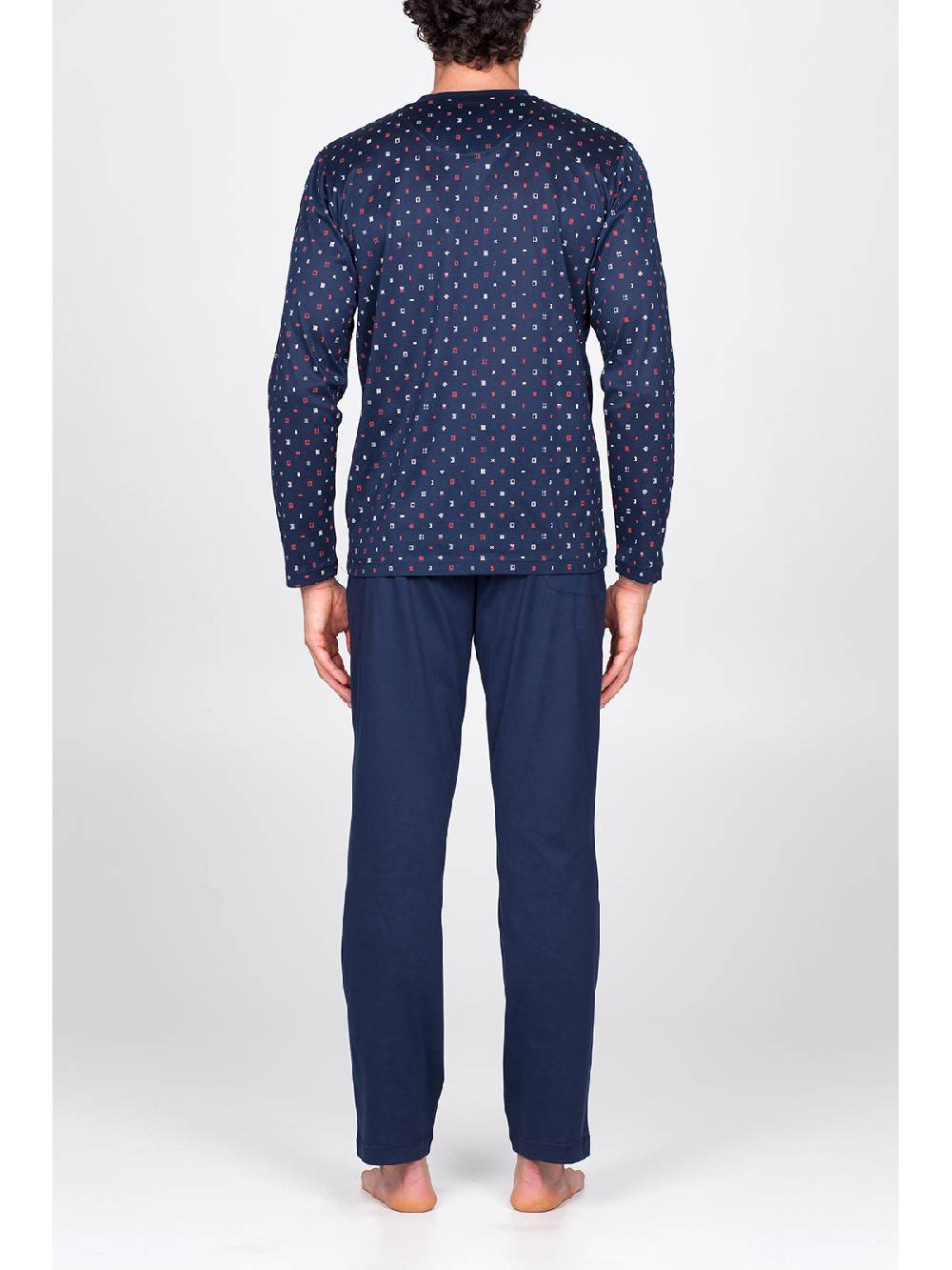 Julipet Pigiama serafino in setoso puro cotone mercerizzato In vendita