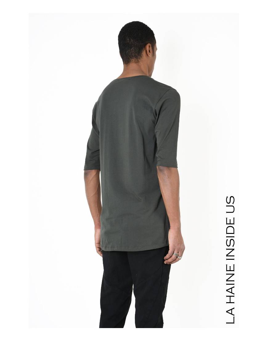 La haine inside us - PERMANENTE - 3M SEBAT T-SHIRT Regular Verde Moda