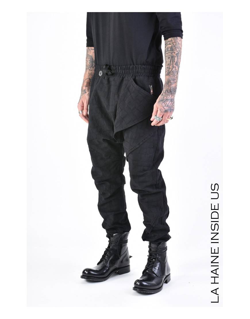 La haine inside us 3B LM133 PANTALONE Nero Vendita Economica