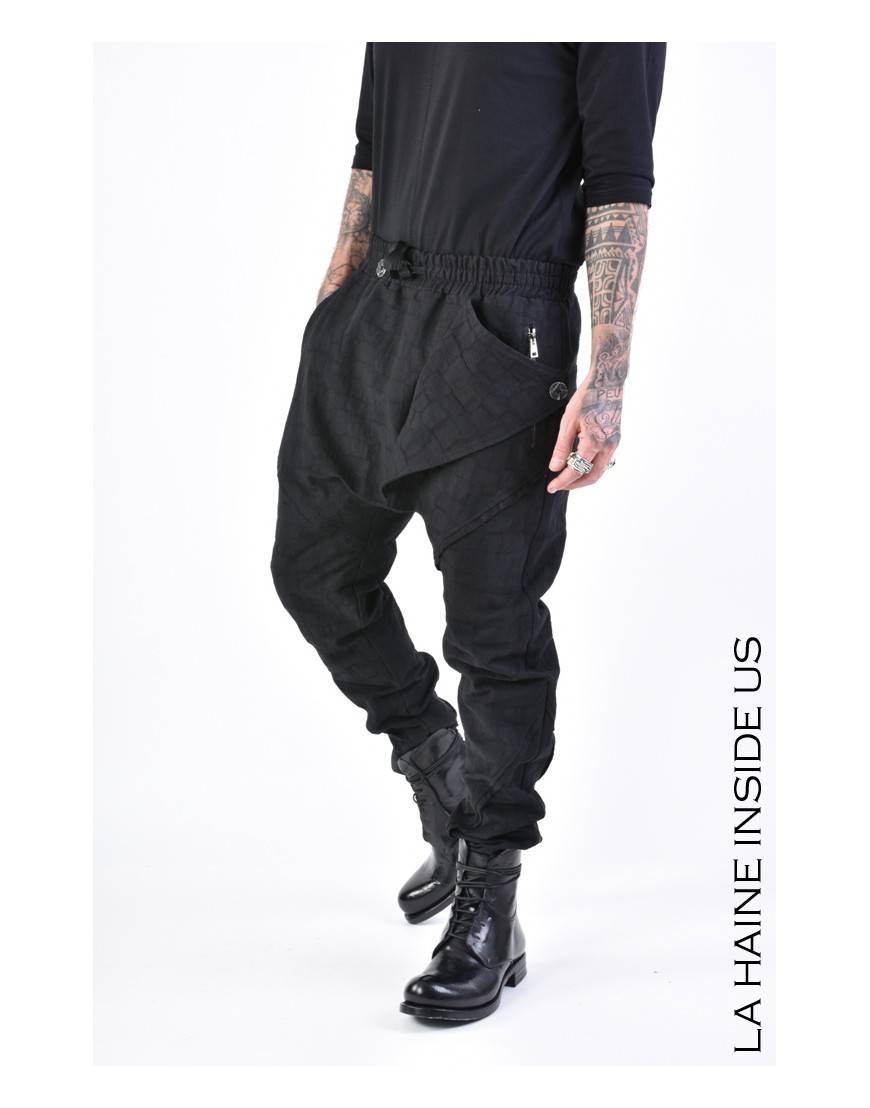 La haine inside us 3B LM133 PANTALONE Nero Vendita Economica
