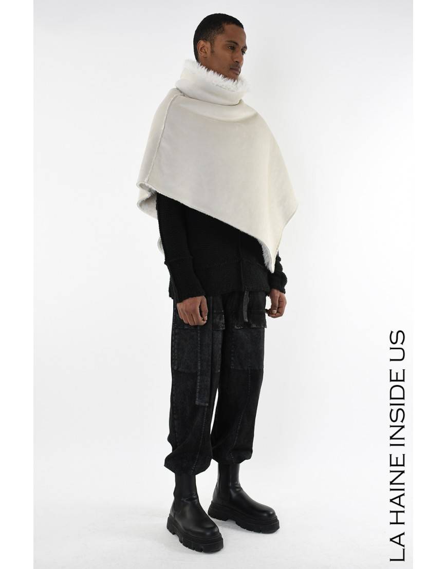 La haine inside us 4- LW862 PONCHO UNISEX U Ice In Vendita