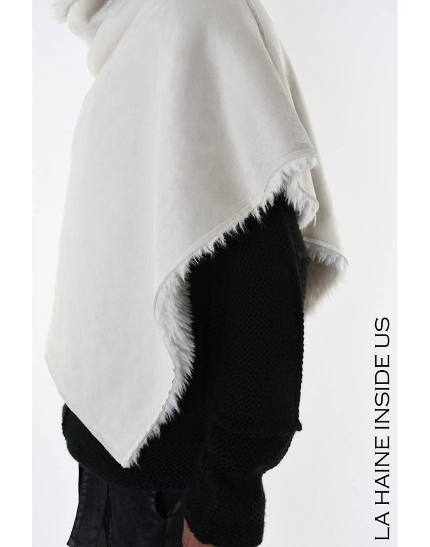 La haine inside us 4- LW862 PONCHO UNISEX U Ice In Vendita
