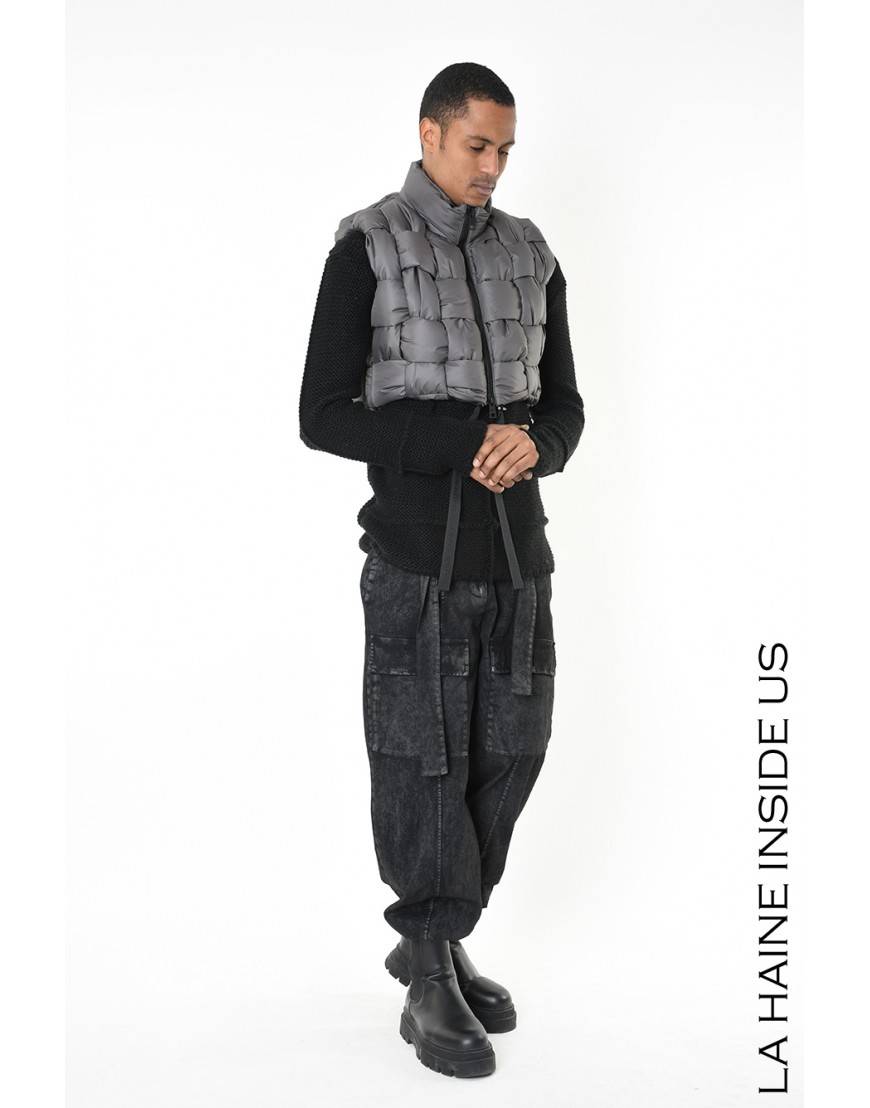 La haine inside us 4P LW941 PETTORINA UNISEX U Fango Nuova